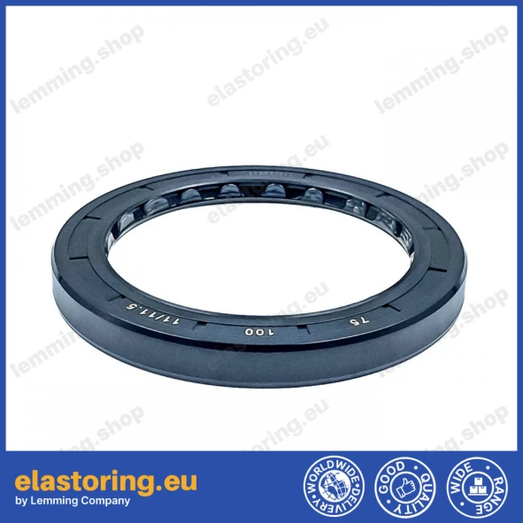 Ciśnieniowy simmering 75x100x11/11,5 BABSL NBR