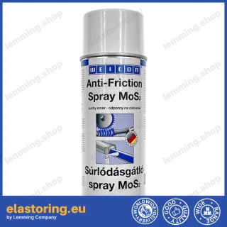 Suchy smar wysokotemperaturowy WEICON Anti-Friction Spray MoS2 400 ml