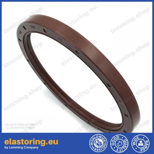 Uszczelnienie wału 160x190x15 AS FPM