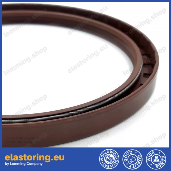 Uszczelnienie wału 160x190x15 AS FPM