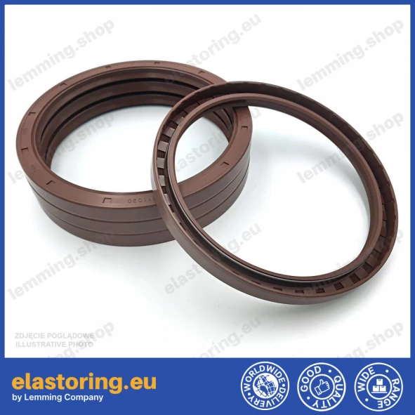 Uszczelnienie wału 160x190x15 AS FPM