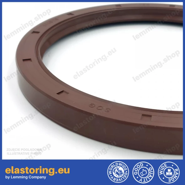 Uszczelnienie wału 160x190x15 AS FPM