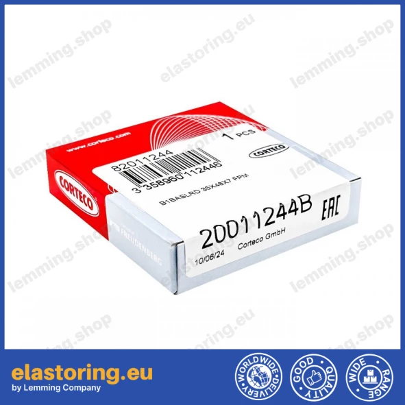 Uszczelnienie wału 35x48x7 B1BASLRD FPM
