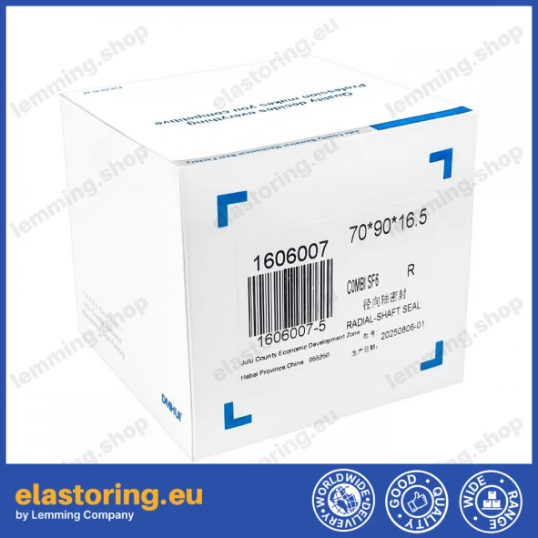 Uszczelnienie wału 70x90x16,5 COMBI SF6