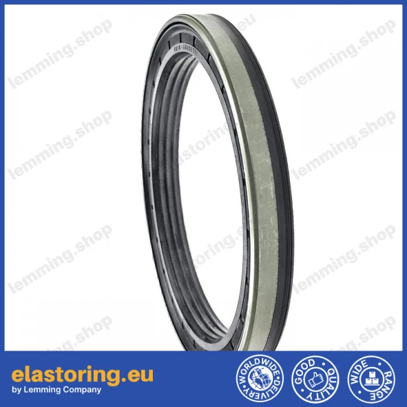 Simmering kasetowy 127x160x15,5/17,5 RWDR KASSETTE