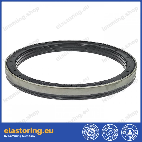 Simmering kasetowy 165x195x16,5/18 RWDR NBR