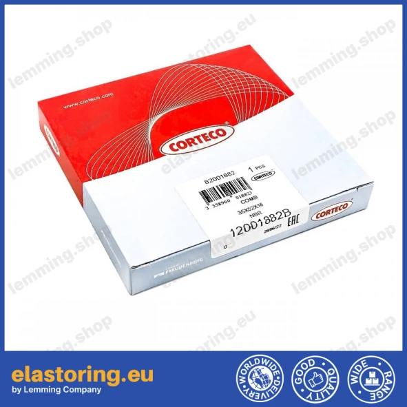 Simmering 35x52x16 COMBI NBR