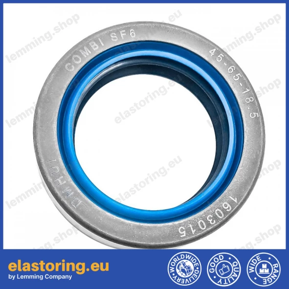 Uszczelnienie wału 45x65x18,5 COMBI SF6