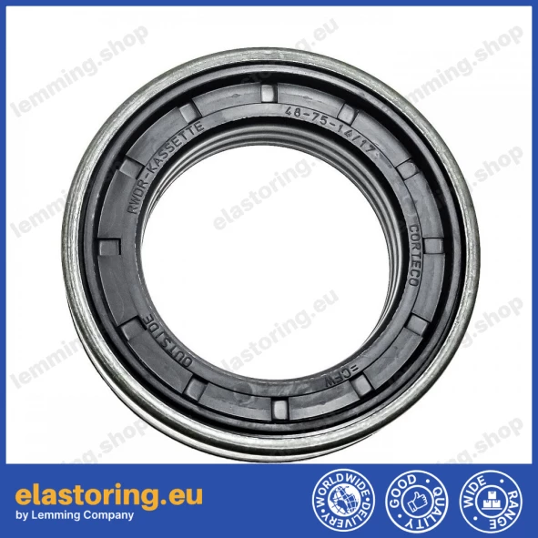 Simmering kasetowy 48x75x14/17 RWDR-KASSETTE NBR