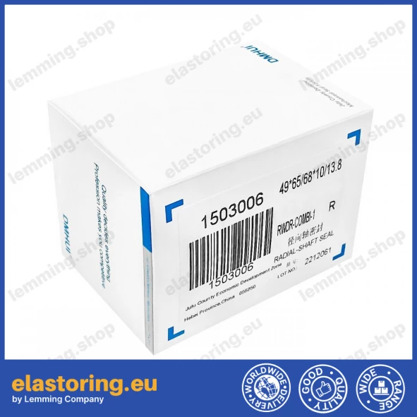 Simmering kasetowy 49x65/68x10/13,8 RWDR-COMBI