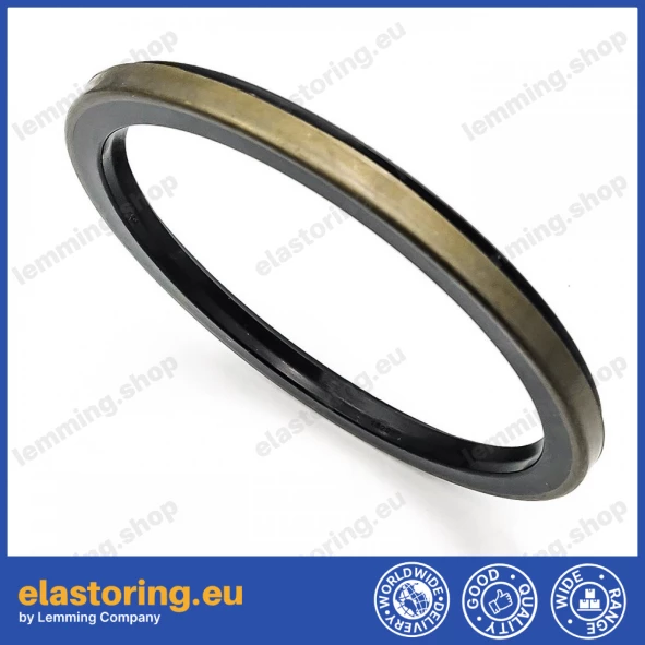 PIERŚCIEŃ ZGARNIAJĄCY 104x125x7/10,5 NBR+Stal