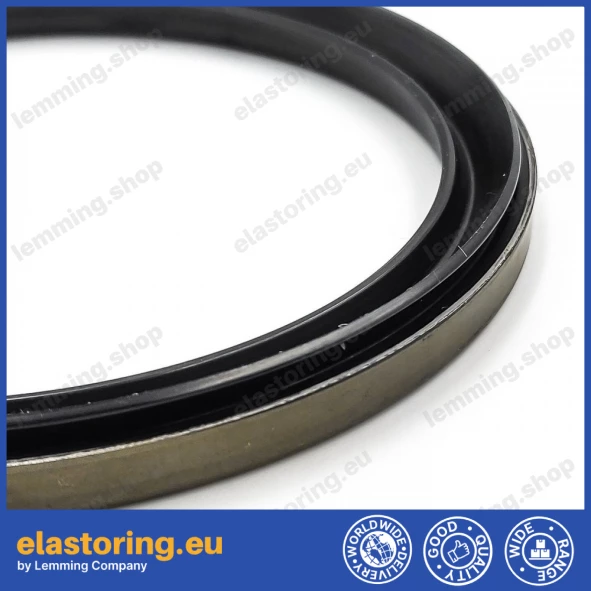 PIERŚCIEŃ ZGARNIAJĄCY 104x125x7/10,5 NBR+Stal