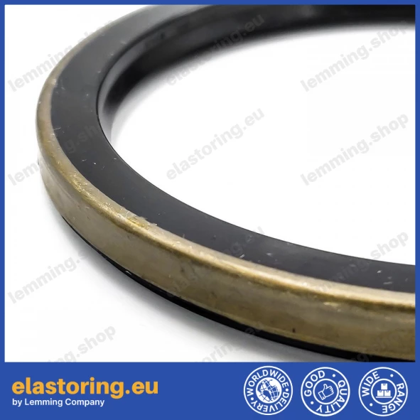 PIERŚCIEŃ ZGARNIAJĄCY 104x125x7/10,5 NBR+Stal