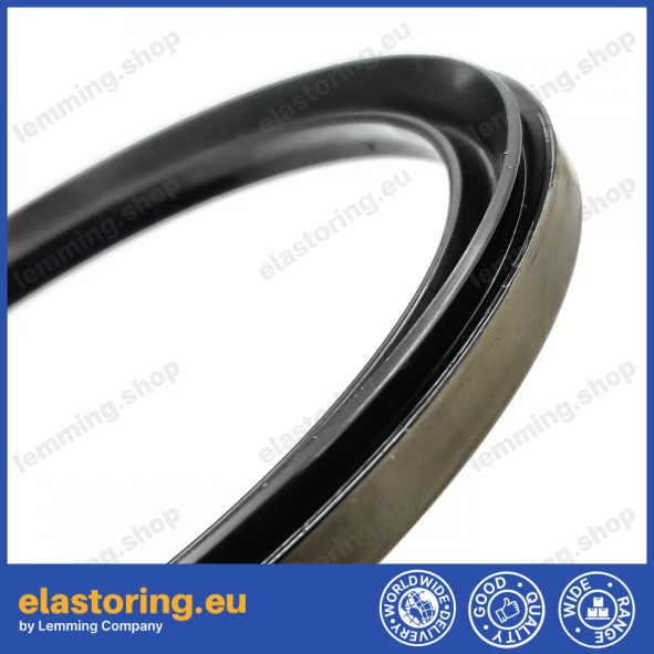 PIERŚCIEŃ ZGARNIAJĄCY 104x125x7/10,5 NBR+Stal