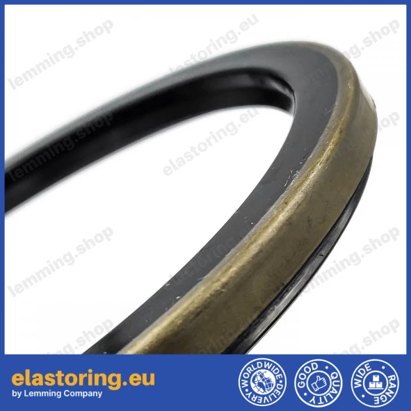 PIERŚCIEŃ ZGARNIAJĄCY 104x125x7/10,5 NBR+Stal